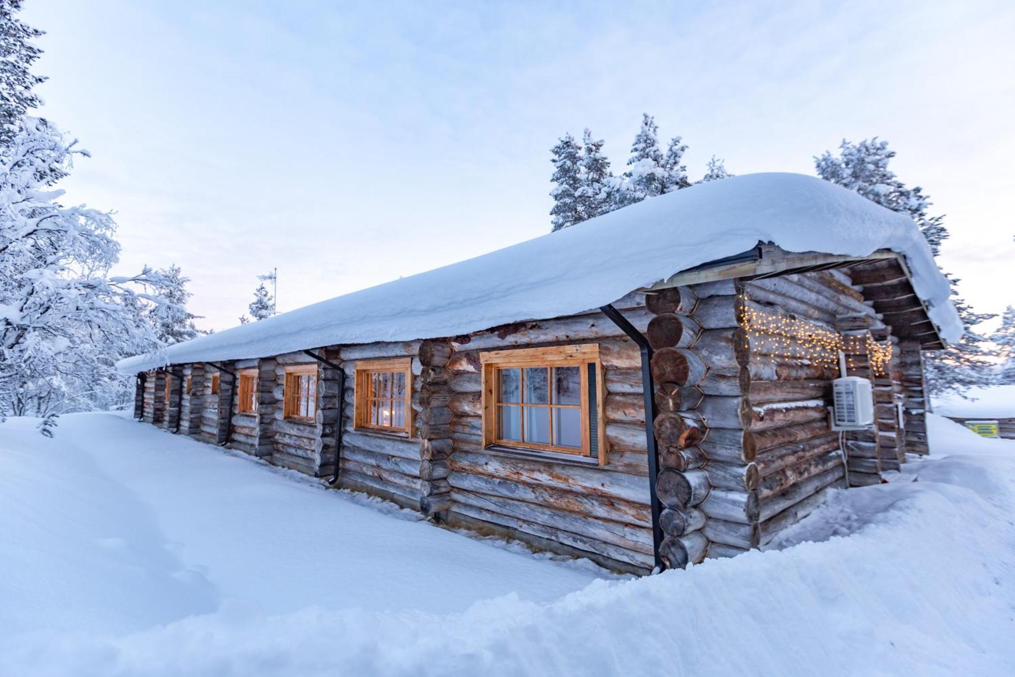 Kuukkeli Log Houses Aurora Resort Saariselka Exterior photo