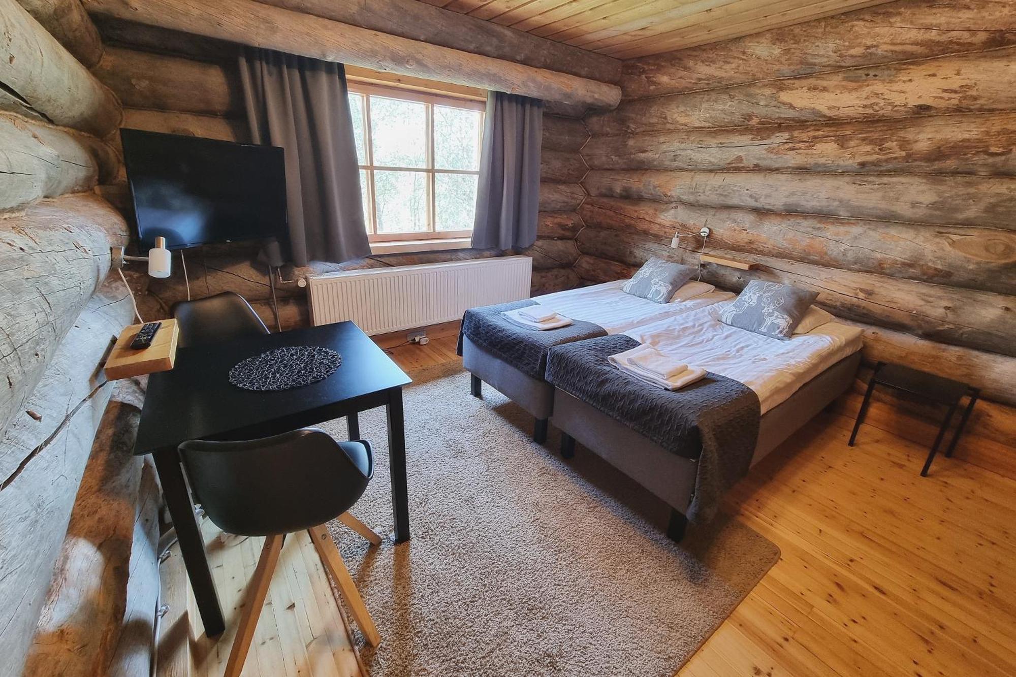 Kuukkeli Log Houses Aurora Resort Saariselka Exterior photo