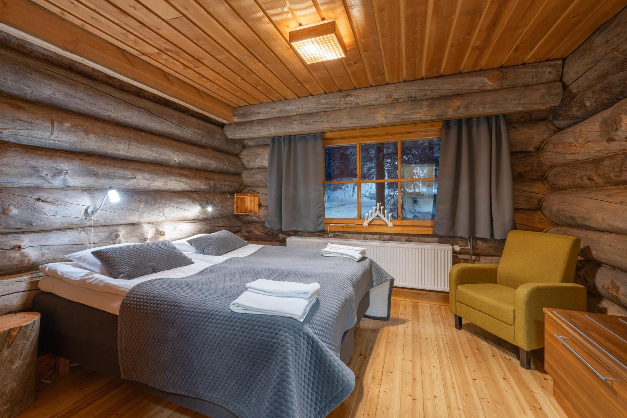 Kuukkeli Log Houses Aurora Resort Saariselka Exterior photo